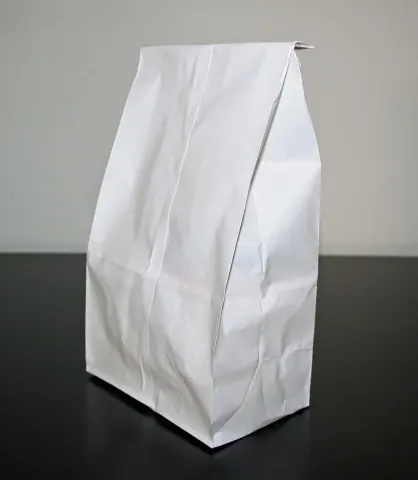 شنطة ورق أبيض مطبوع 40×50 سم